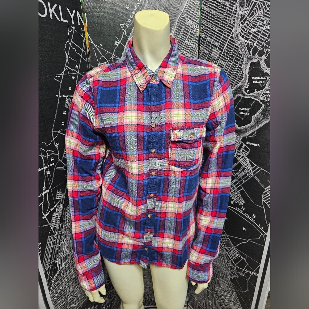 Women's Y2K Abercrombie & Fitch Bella Swan Plaid Long sleeve